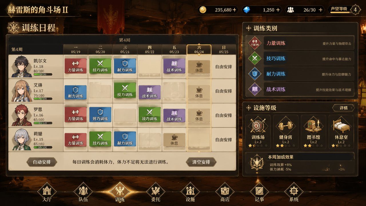 赫雷斯的角斗场Ⅱ 角色培养 演示图 5